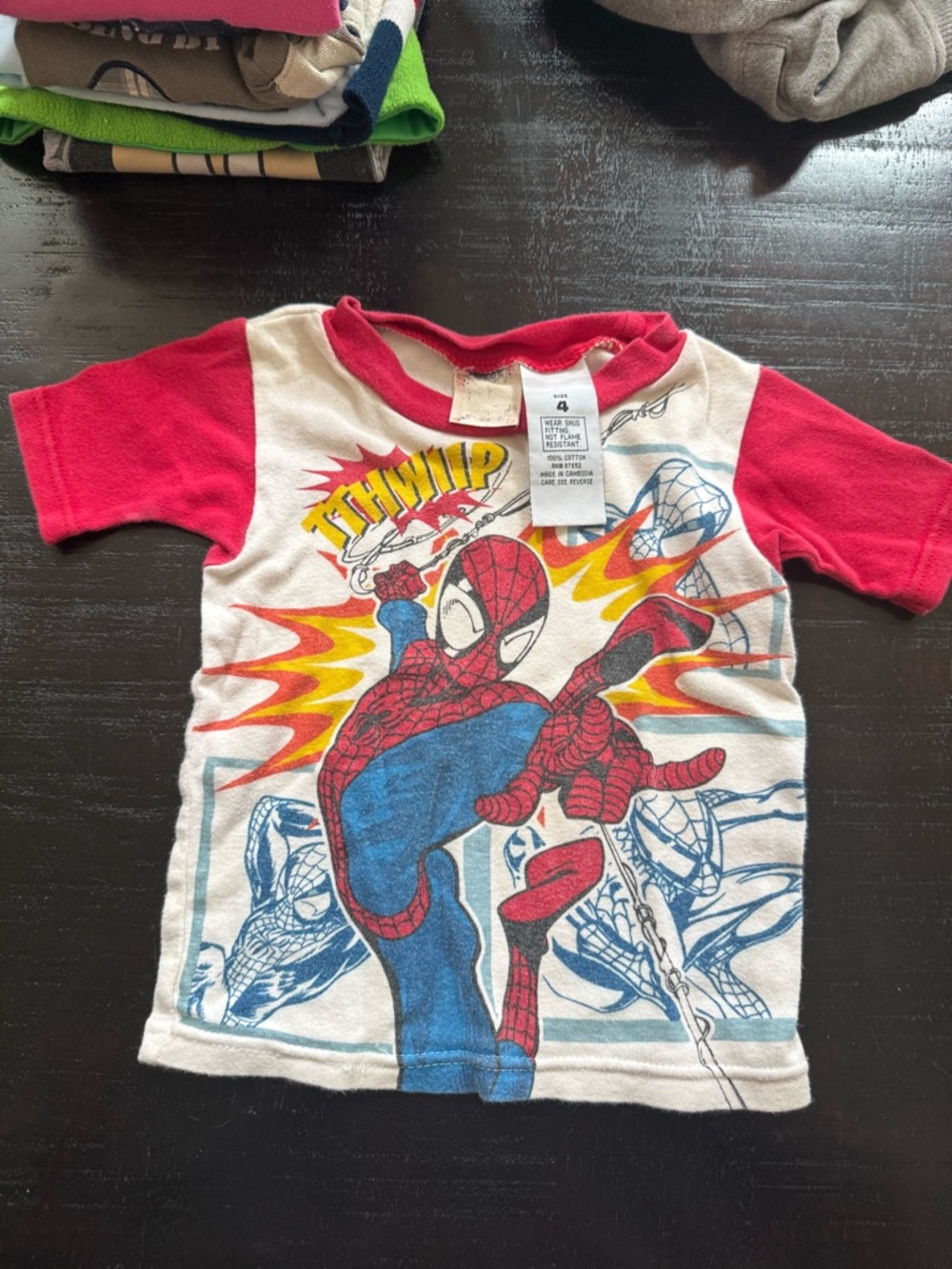 Spiderman Short Sleeve Graphic Tee - Red, White, Blue